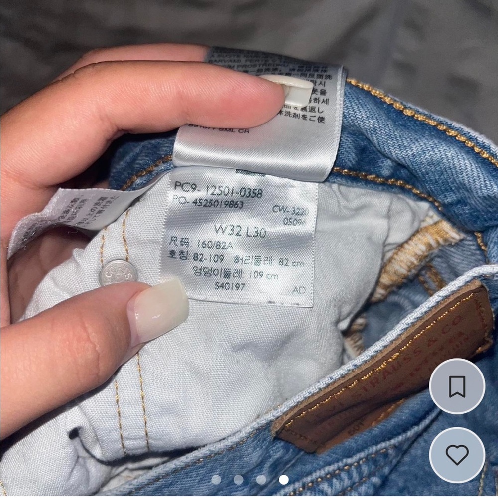 Levi 501 Barely Worn Like New Had In Storage - image 4